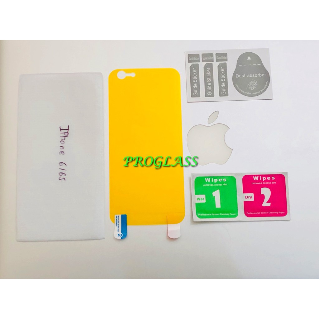 Iphone 5 / 5s / SE / 6 / 6s / 6+ / 6 Plus BACK Cover CLEAR TPU Film Protector / Antigores Premium