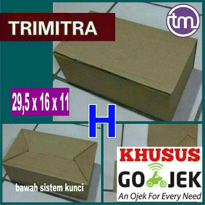 

Grosir [Khusus GoSend/Gojek] Kardus Tipe H Keren