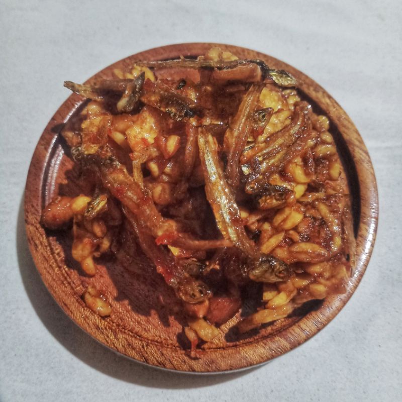 

Kering tempe, kentang, teri, kacang / tanpa kacang