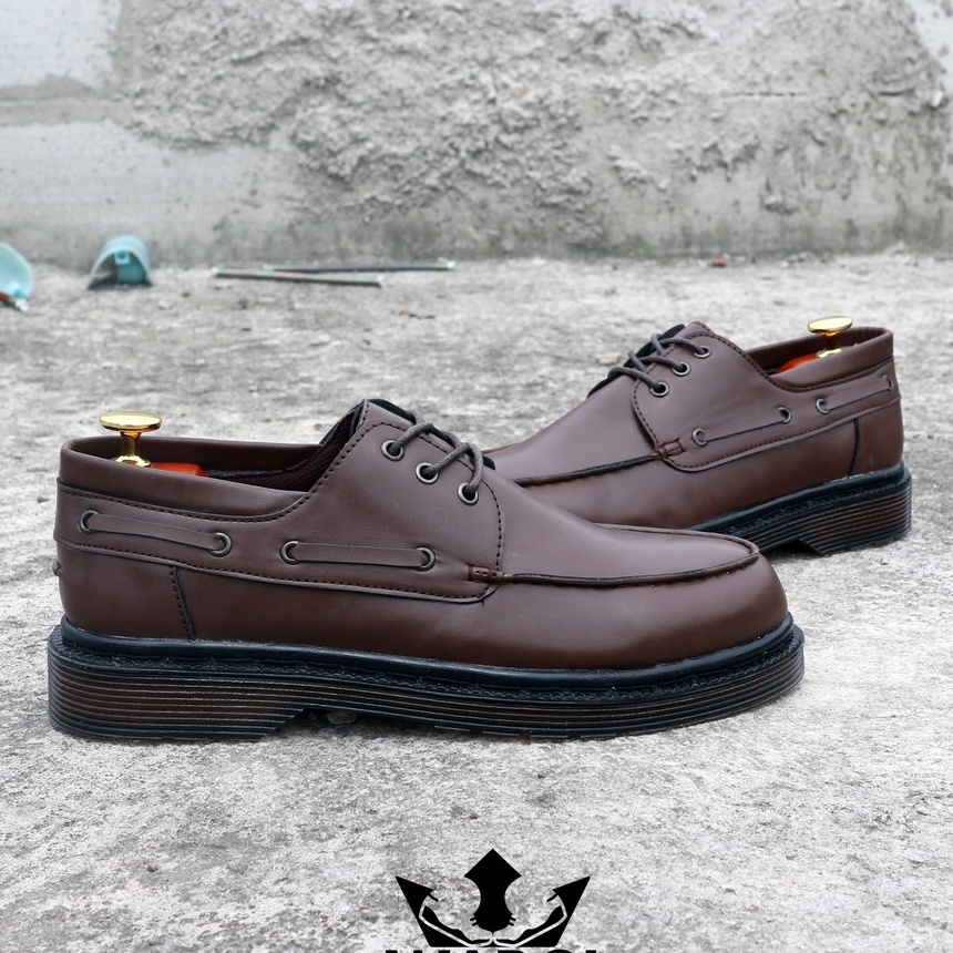 38-45 WARGI LEGACY - Sepatu Formal Low Boot 3 Hole Pria Model Docmart Murah Original