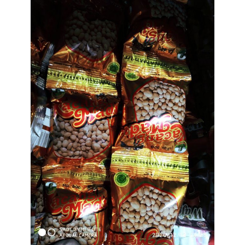 

snack jadul cemilan instant makanan ringan kacang madu