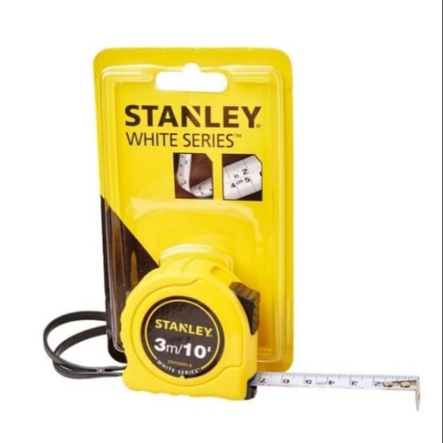 Meteran ukur Stanley 3m - 10"  White Series Tape STHT33491 Stanley