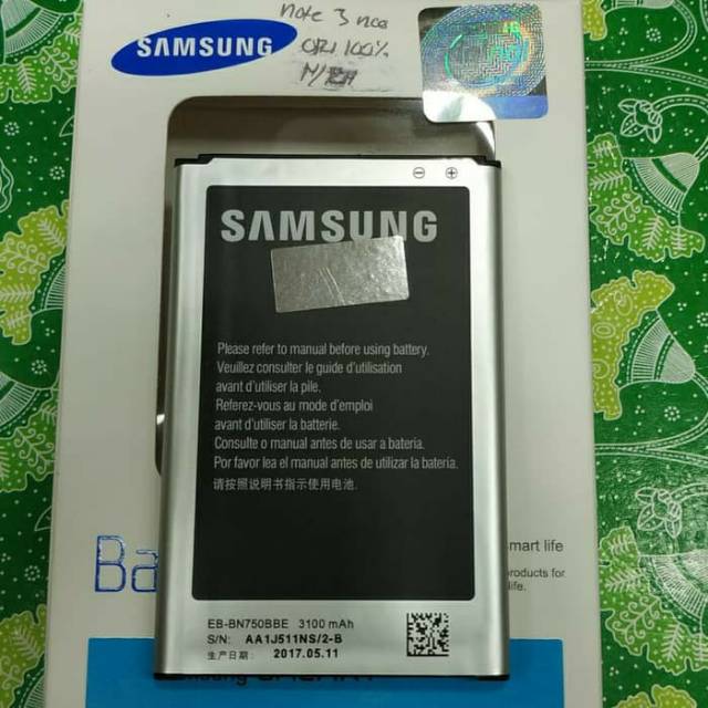 baterai samsung note 3 neo BN750BBE ORI 100% battery battle batt