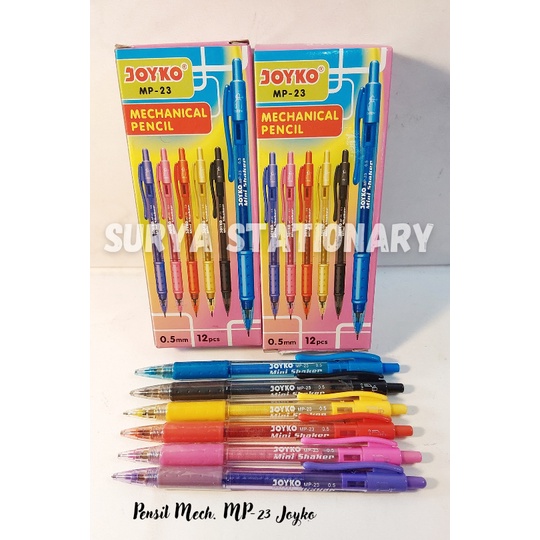 

(PAK) Pensil Mekanik Joyko MP-23 / Mechanical Pencil Joyko MP-23 0.5mm / Pensil Isi