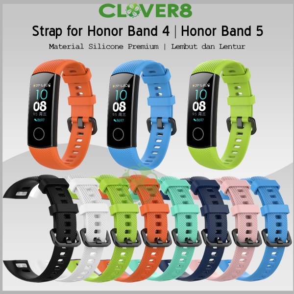 Strap Silikon Honor Band 4 / Honor Band 5 - Tali Pengganti Silikon Premium