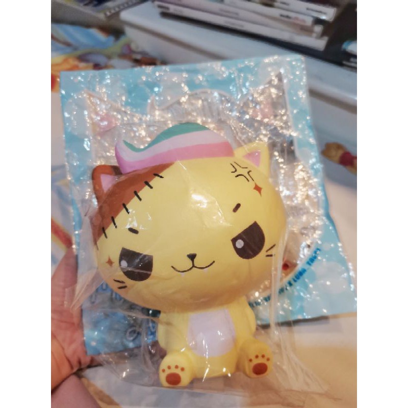minty luna monster cat kitty licensed squishy by cutie creative kucing flash sale murah kuning cream