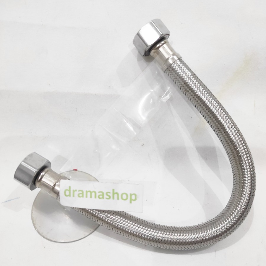 Selang pipa fleksibel air panas dingin water heater 30cm 30 cm dramashop