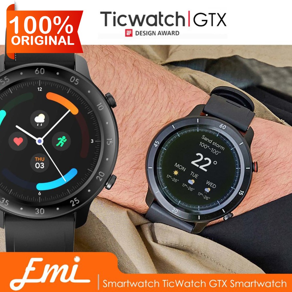 Ticwatch GTX Fitness Smartwatch