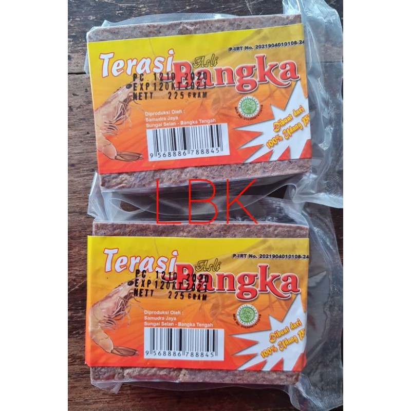 

Terasi Bangka / Terasi Toboali Bangka 225 gram