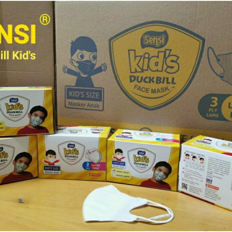 Masker Sensi Duckbill Kids isi 40 Pcs/Box