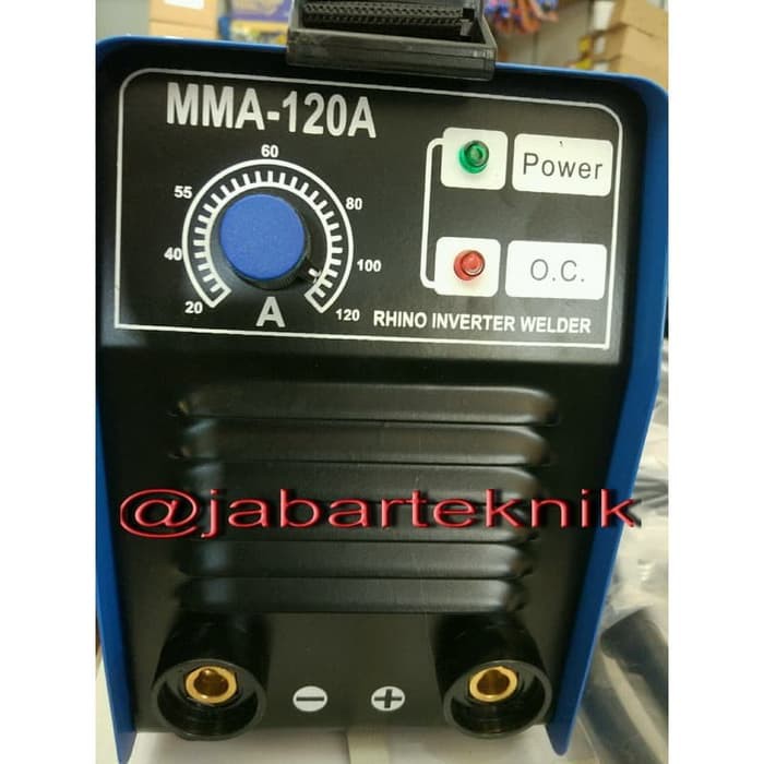 Mesin Las Inverter Black Rhino MMA-120 IGBT Trafo Las  New / Original
