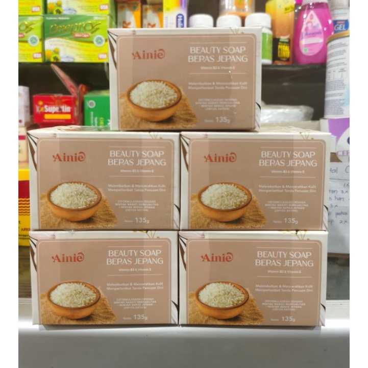 Ainie Beauty Soap Sabun Beras Jepang