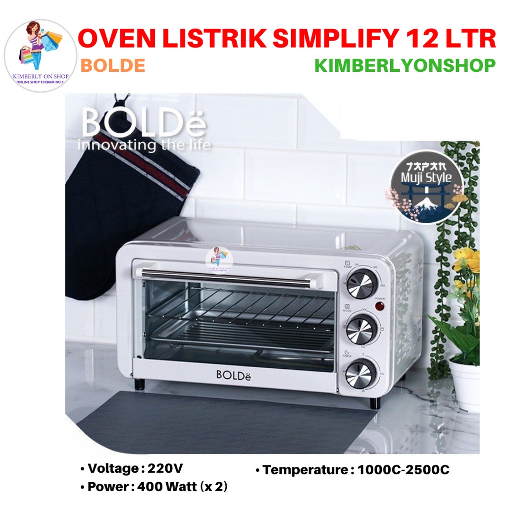 Oven Listrik Super Oven Simplify 12 Liter BOLDe