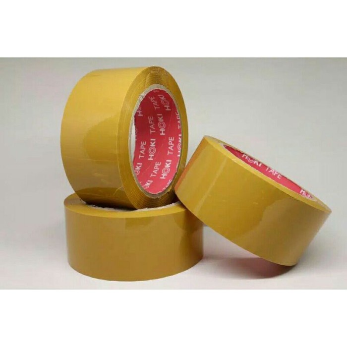 

Lakban Packing 45mm Lengket 90 Yard Premium COD - Coklat, 45 x 90y