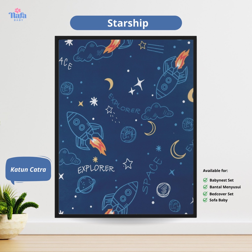 SOFA BABY TEMPAT TIDUR BAYI BANTAL KASUR BAYI MULTIFUNGSI NAFA BABY-STARSHIP