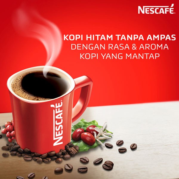 

t01thy Nescafe Classic Kopi Instan Kopi Hitam Sachet Bag 50G X 2Pcs Ds20X11