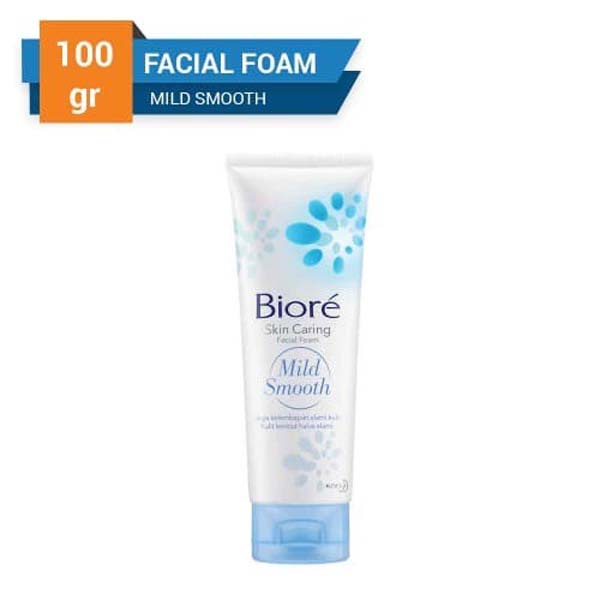 [40GR] [BPOM] Biore Facial Foam 40g | Acne Care | Bright &amp; Clear | Mild &amp; Smooth | Mencerahkan | Jerawat | Pembersih Wajah_Cerianti