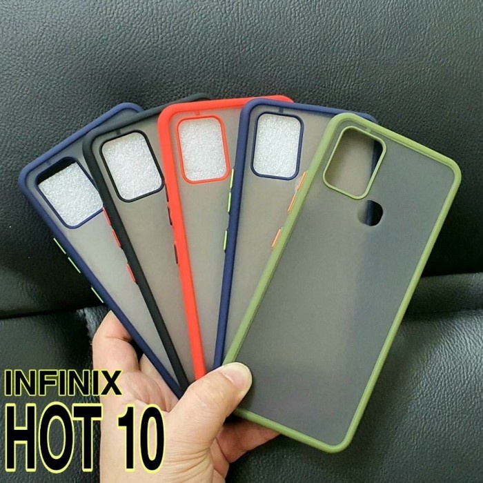 CASE MATTE INFINIX HOT 10 TRANSPARAN FUZE MACARON MY CHOICE - FA