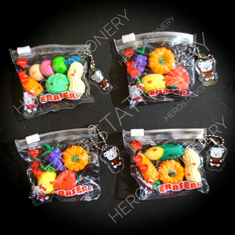 

Penghapus menu makanan food fruit set