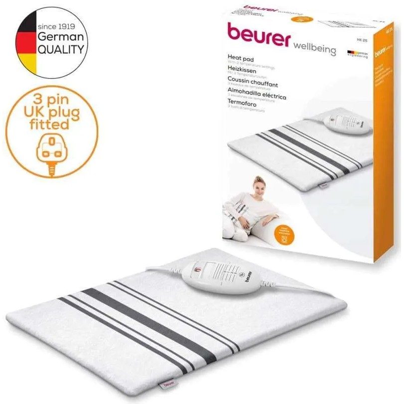 Beurer HK25 Heating Pad / Buerer Heat Pad HK 25 - Bantal Penghangat