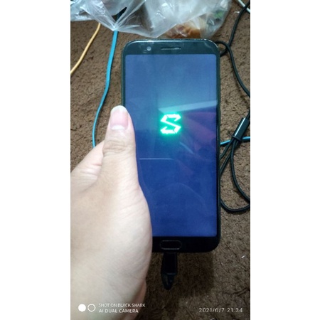 xiaomi blackshark black shark 1 6/64gb jual apa adanya fullset