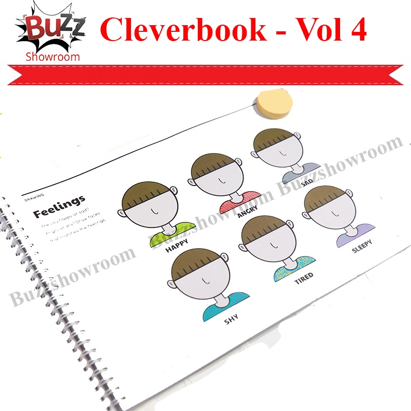 Buku Edukasi Anak Bayi Cleverbook Vol 4 48-60 bulan Cleverkins Inggris