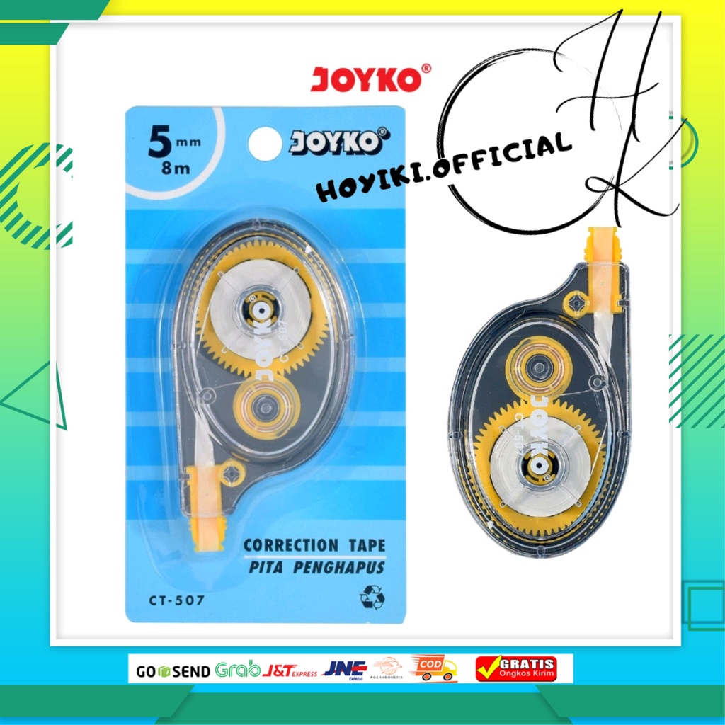 

JOYKO Correction Tape Pita Koreksi Joyko CT-507 Tipex Tape Joyko