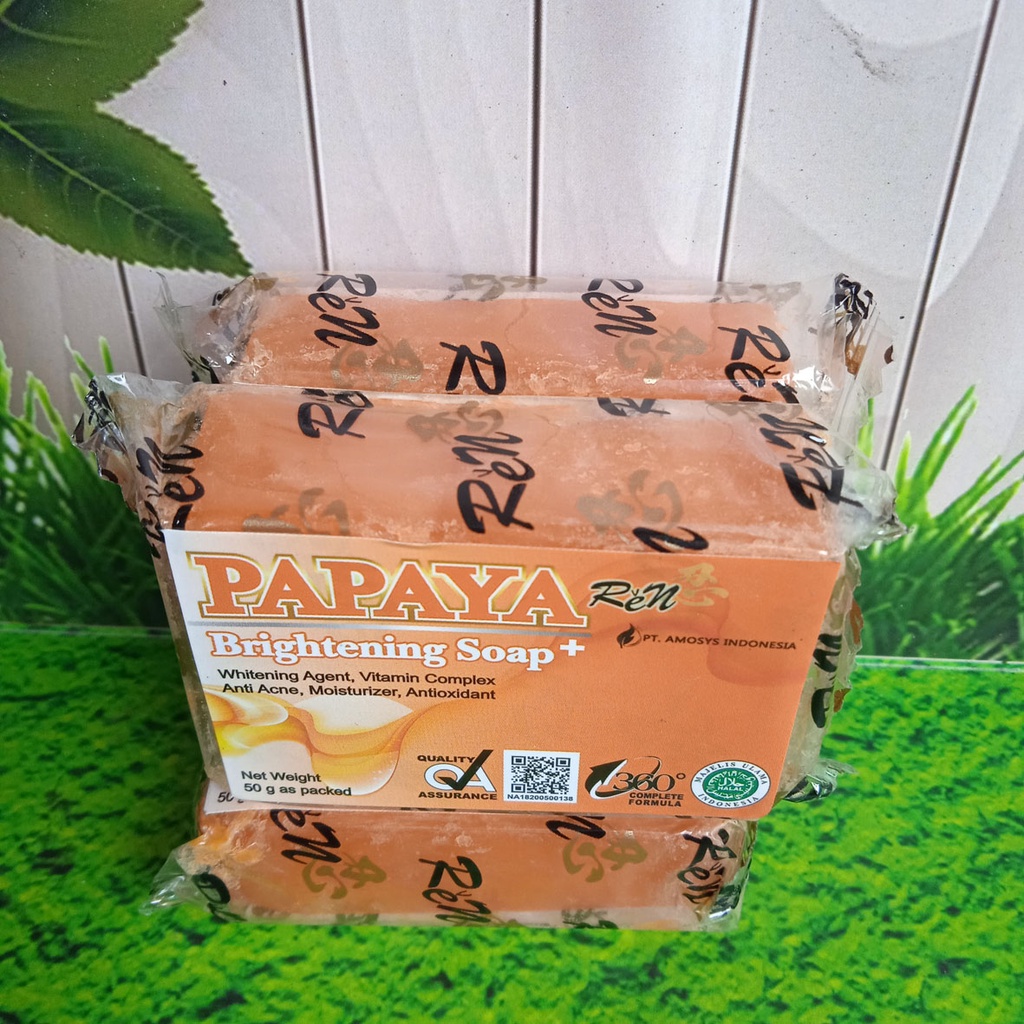 SABUN REN PAPAYA 50gr Sachet / Rentengan