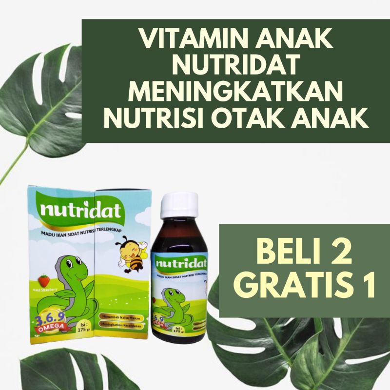 

madu penambah nafsu makan anak / NUTRIDAT / madu penggemuk badan anak