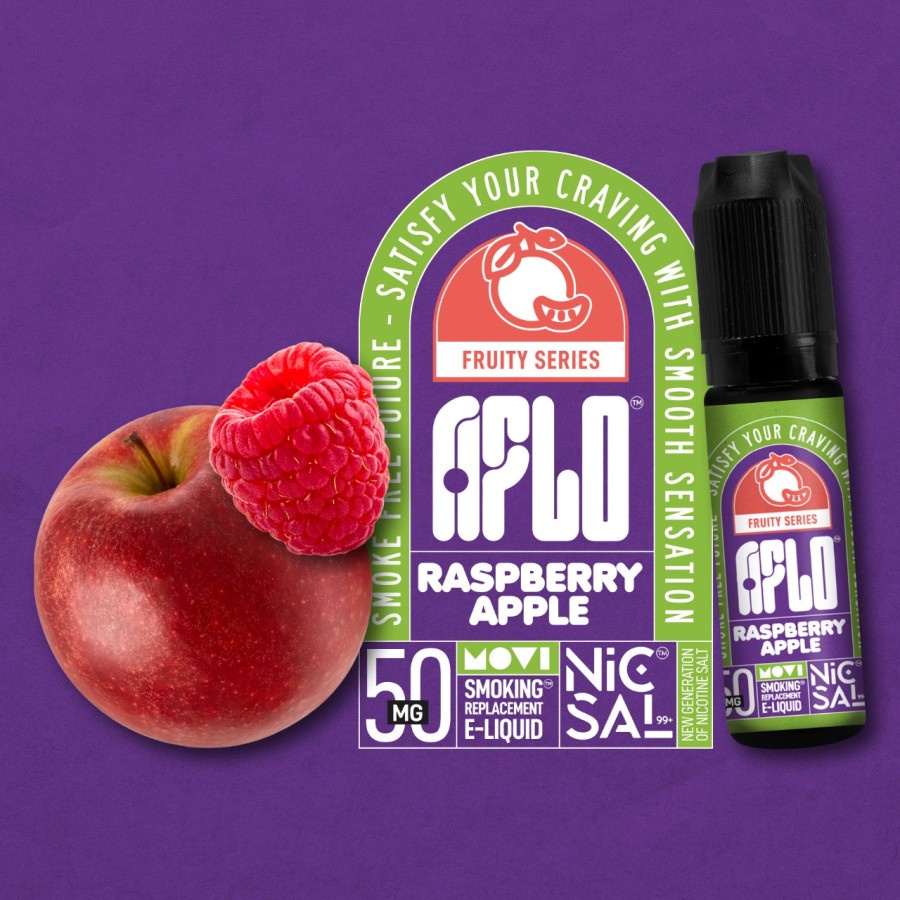 AFLO RASPBERRY APPLE SALT NIC AUTHENTIC AFLO SALTNIC LIQUID 15ML