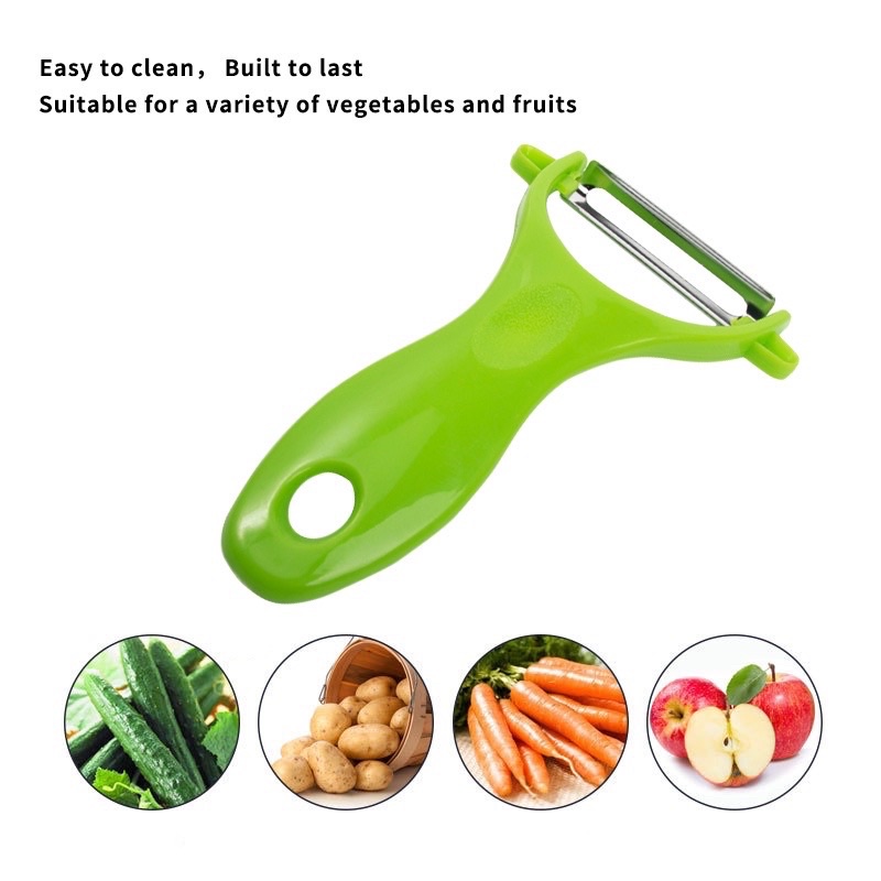 Peeler Knife Alat Pengupas Kulit Buah Dan Sayur / Alat Pengupas Buah / Warna dikirim random
