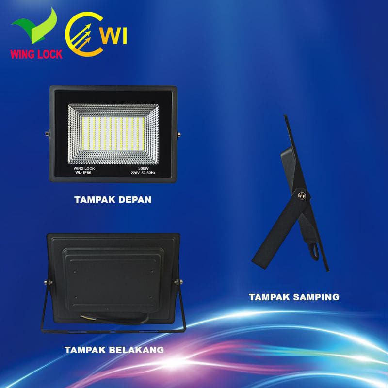 Lampu Sorot Wing Lock 200W  300 watt Lampu Tembak , Lampu Jalan Sorot proyek