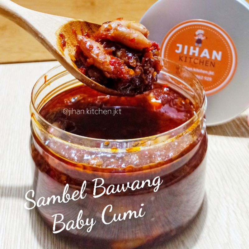 

SAMBAL BAWANG TERI MEDAN / BABY CUMI / ORIGINAL (HOMEMADE, HALAL, TANPA MSG & PENGAWET) ASLI BUNDA INNA