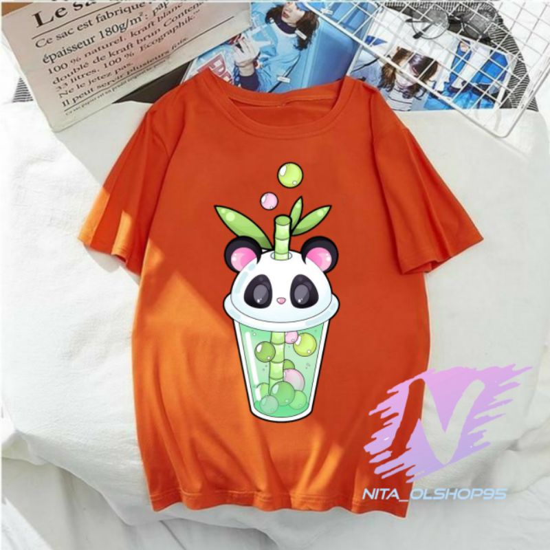 kaos anak animasi Boba panda