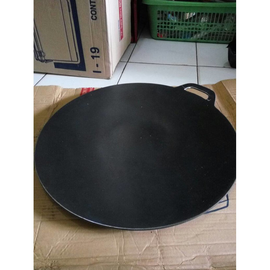 KUALI WAJAN LOYANG MASAK MARTABAK TELOR 65CM BESI BAJA BULAT 65 CM - DP