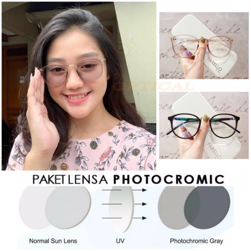 [ CIKACIKU ] PAKET PHOTOCROMIC | Frame Kacamata 209 | Kacamata Viral