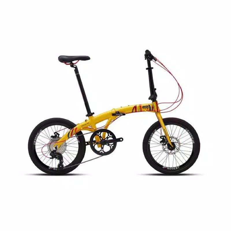 Wim Cycle Pocket Rocket Sepeda Lipat Wimcycle 20 Inch