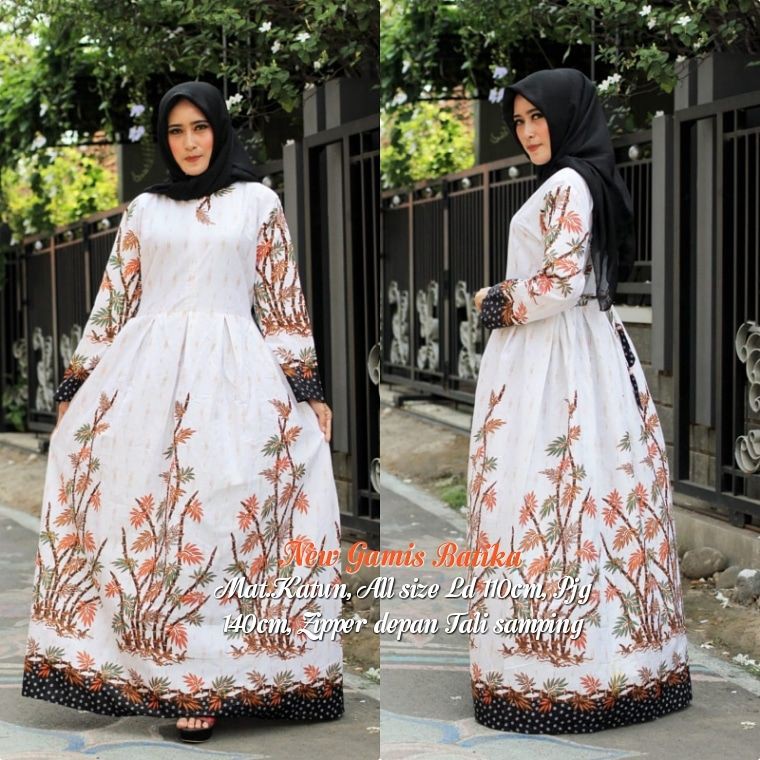 GROSIR BATIK NEW GAMIS BATIKA