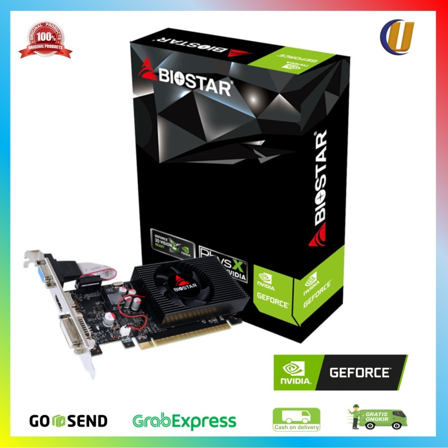 VGA Card GT730 2GB DDR3 128Bit - BIOSTAR NVIDIA GEFORCE