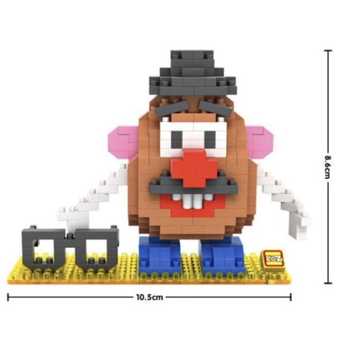 Mainan Anak Edukasi Loz Lego Mini Block Mr Potato Toy Story 9505