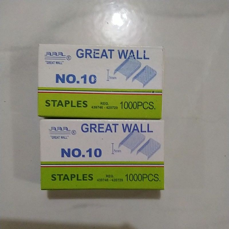 

Isi Staples Great Wall No 10