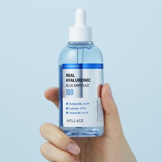 Image of (100ml) WELLAGE Real Hyaluronic Blue 100 Ampoule #2