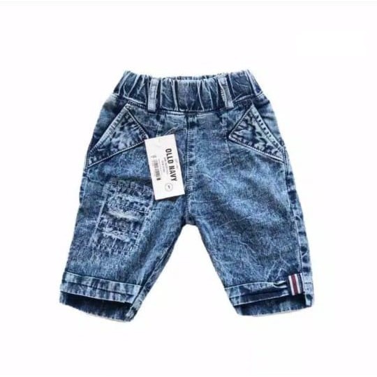 SHORTPANT RIPPED SNOW CELANA PENDEK JEANS ANAK 1-6 th Celana Pendek Anak