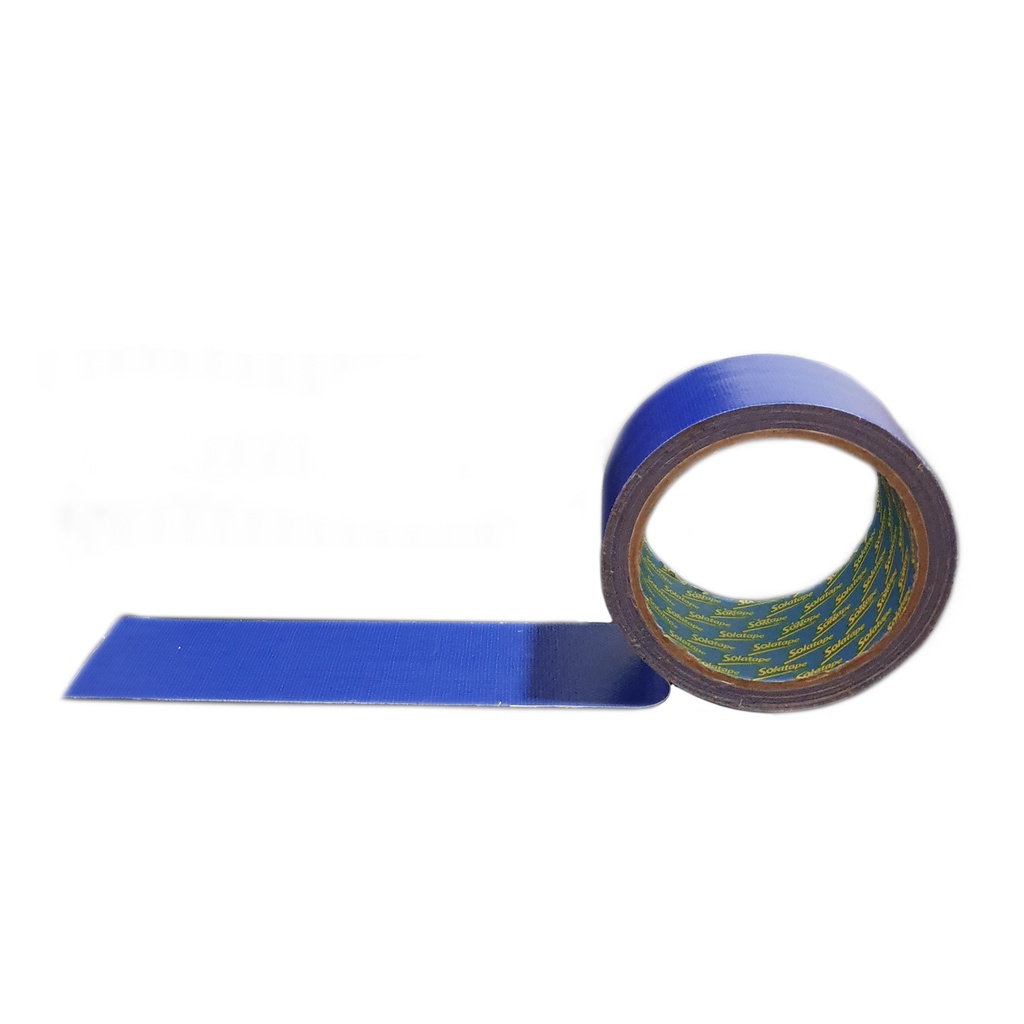

CLOTH TAPE BIRU/LAKBAN KAIN WARNA BIRU SOLATAPE BERKUALITAS