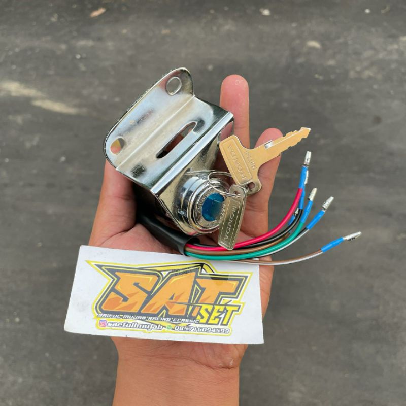 kunci kontak honda cb twin 125 175 200 350 model ori