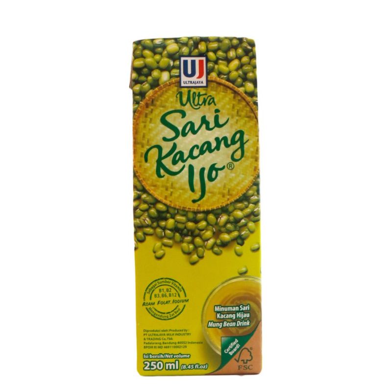 

minuman sari kacang ijo ukuran 250ml