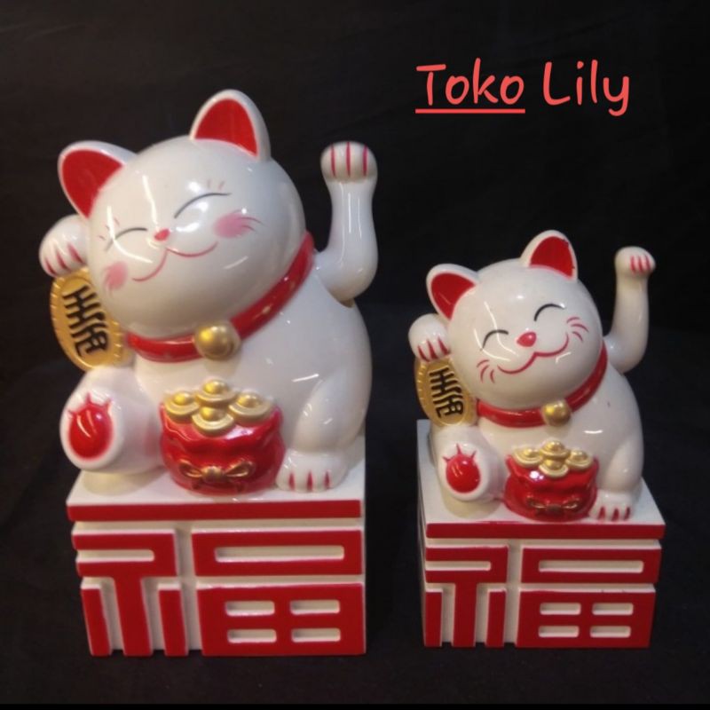 KUCING HOKI FUK / Maneki Neko Fuk / Lucky Cat terbaru / CaoCaiMao