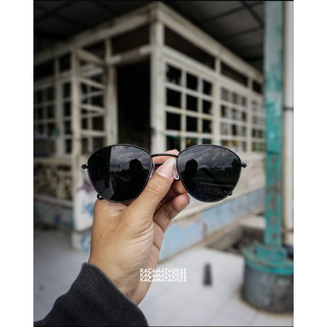 kacamata frame dan lensa minus hitam yy1014