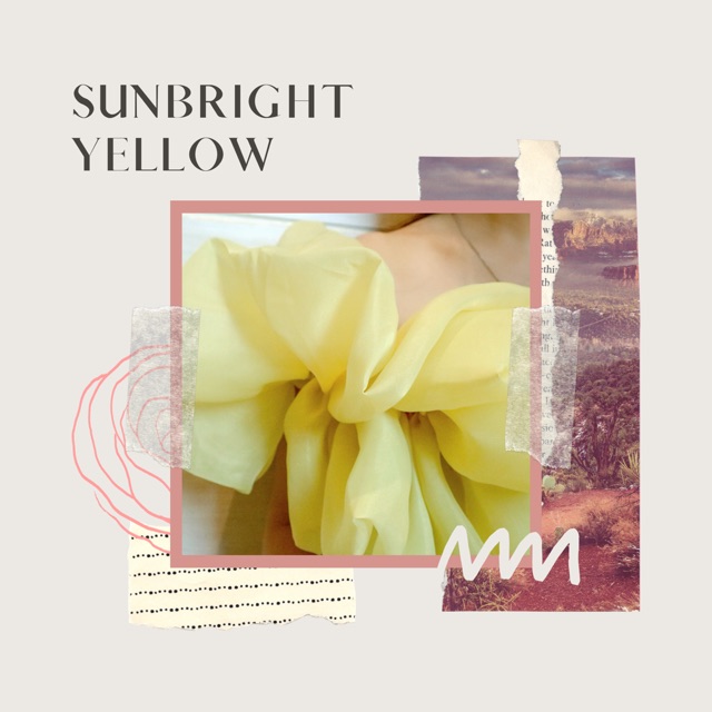 𝙏𝙪𝙩𝙪𝙡𝙡𝙚 Ruffle Basic Sunbright Yellow Set