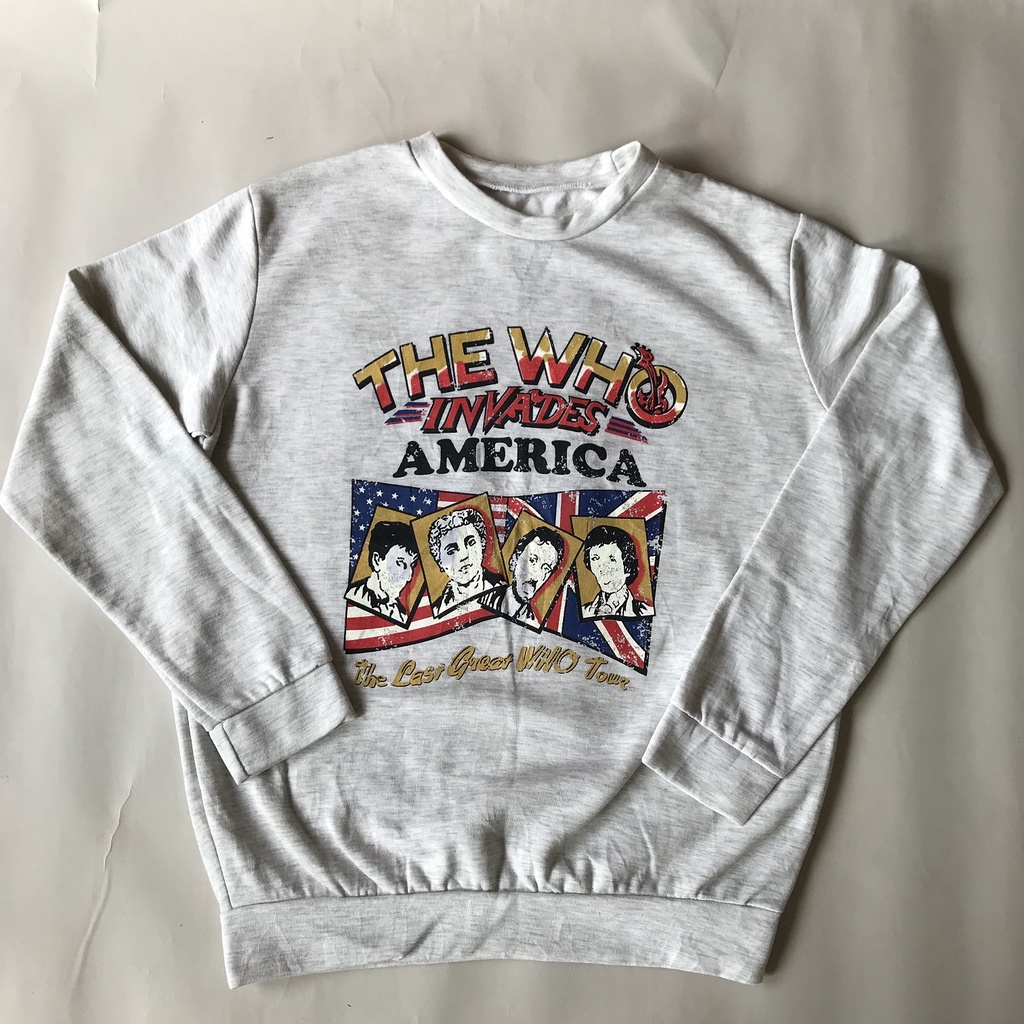 Crewneck The Who/crewneck band/kaos band bekas/kaos band vintage/kaos vintage